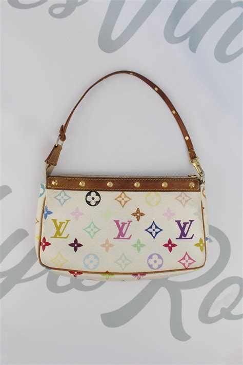 flannels lv bag|white designer shoulder bag.